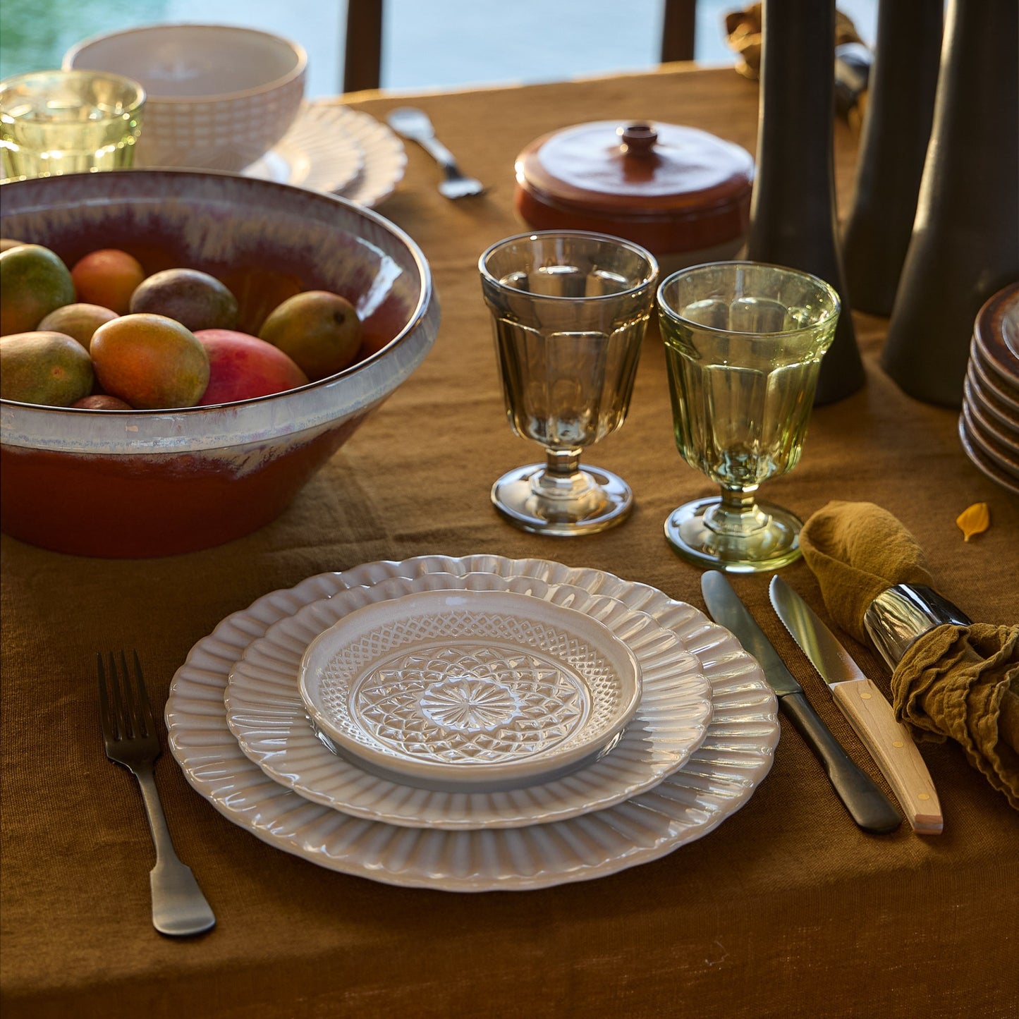 Bread Plate - Cristal White by CasaFina