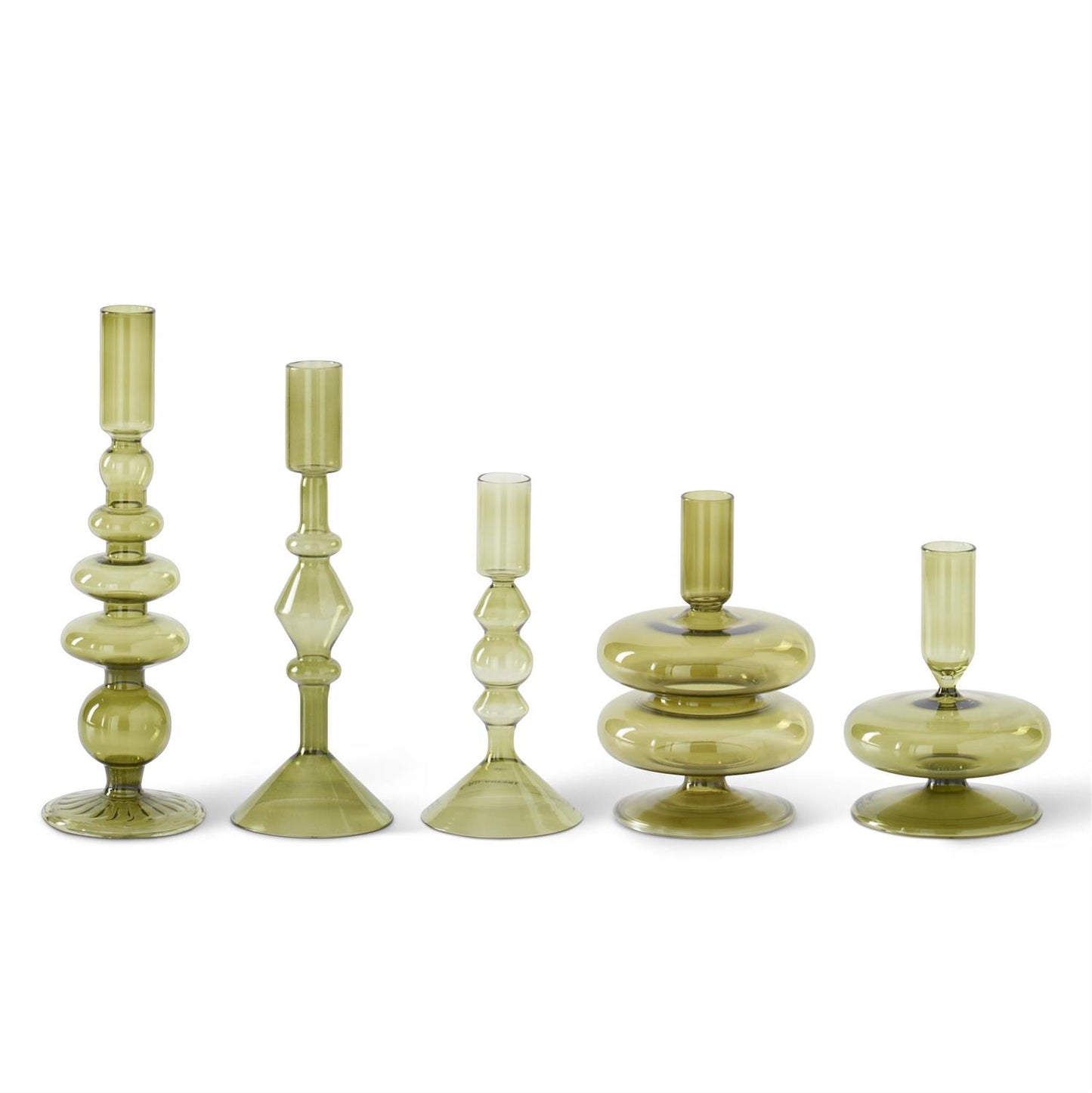 green taper holders
