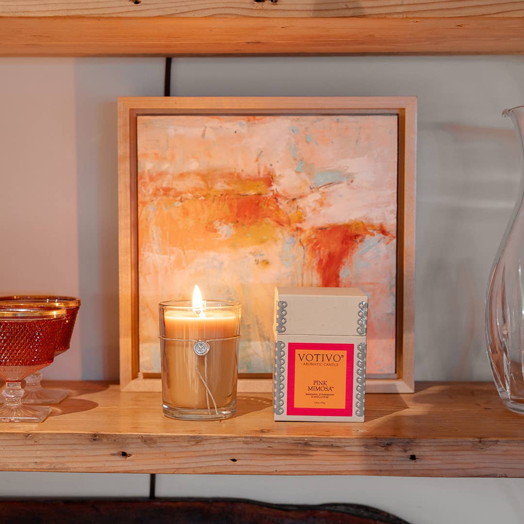 Pink Mimosa 6.8 oz Aromatic Candle