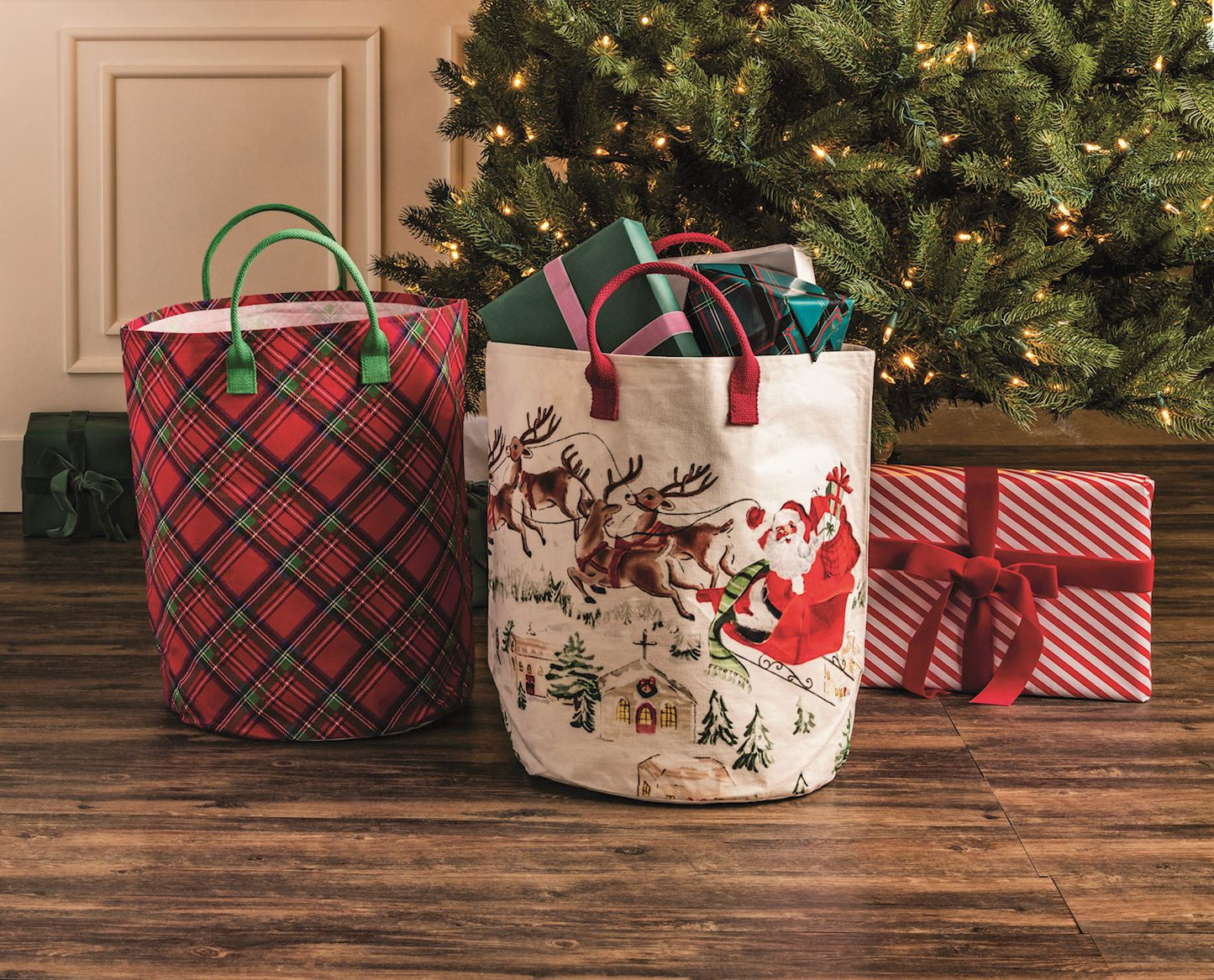 santa oversized tote