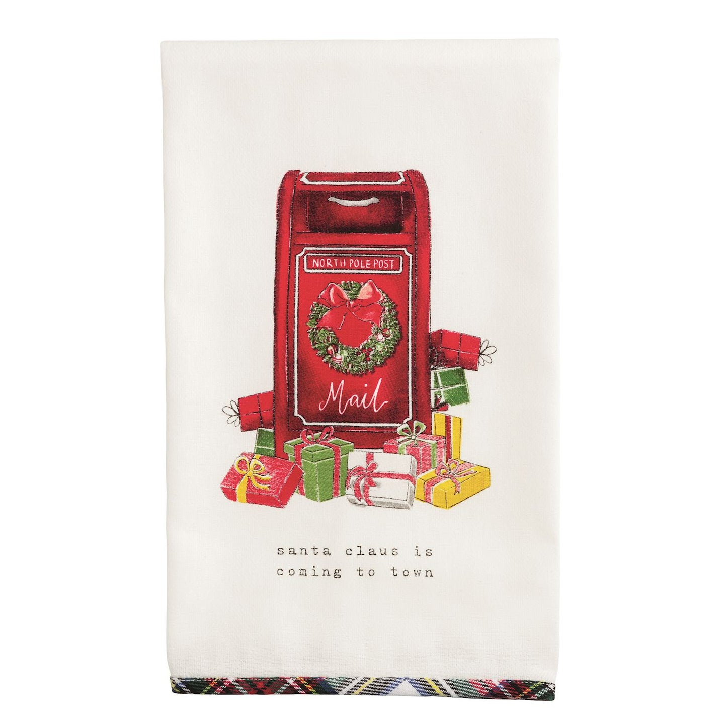 santa is coming towel