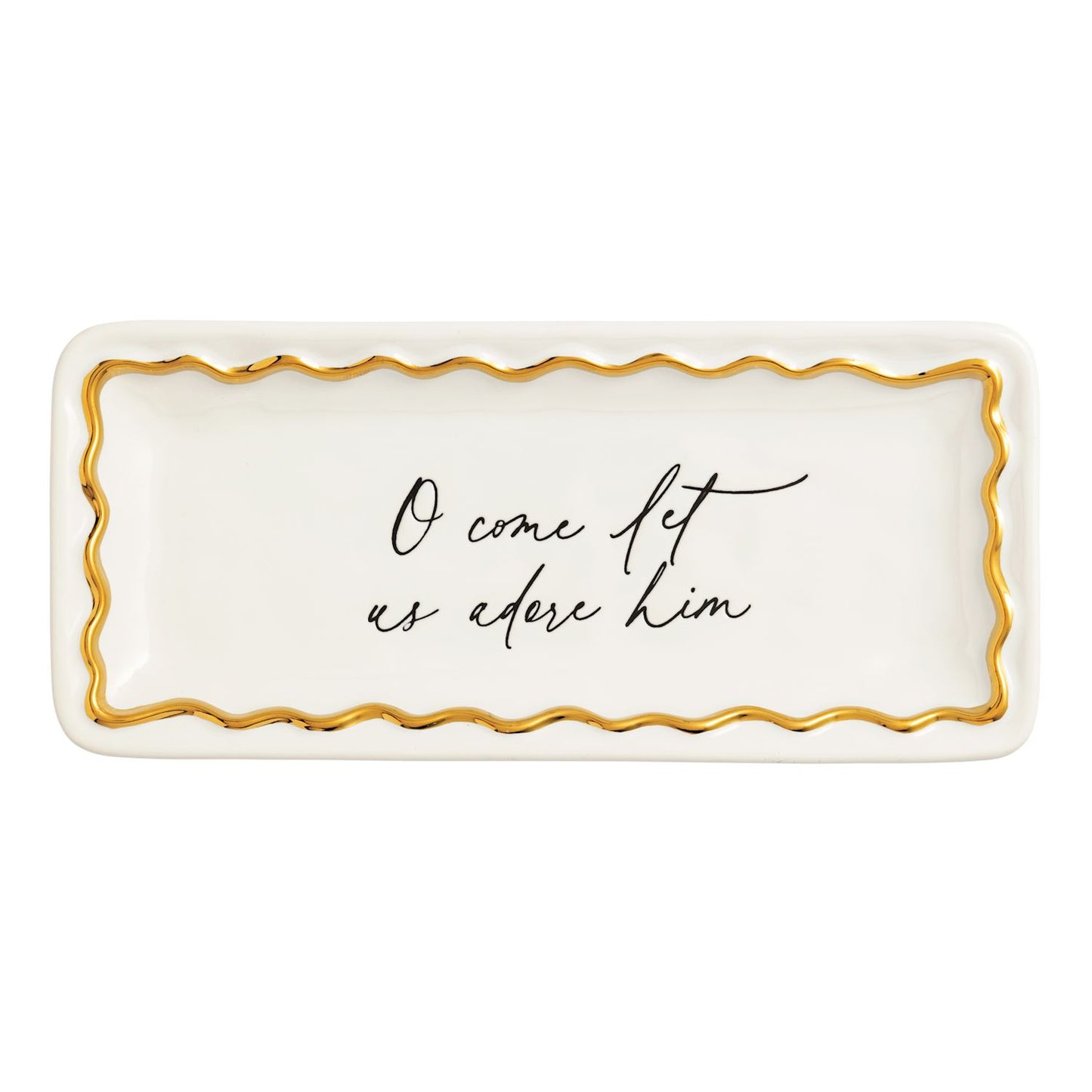 come adore him plate