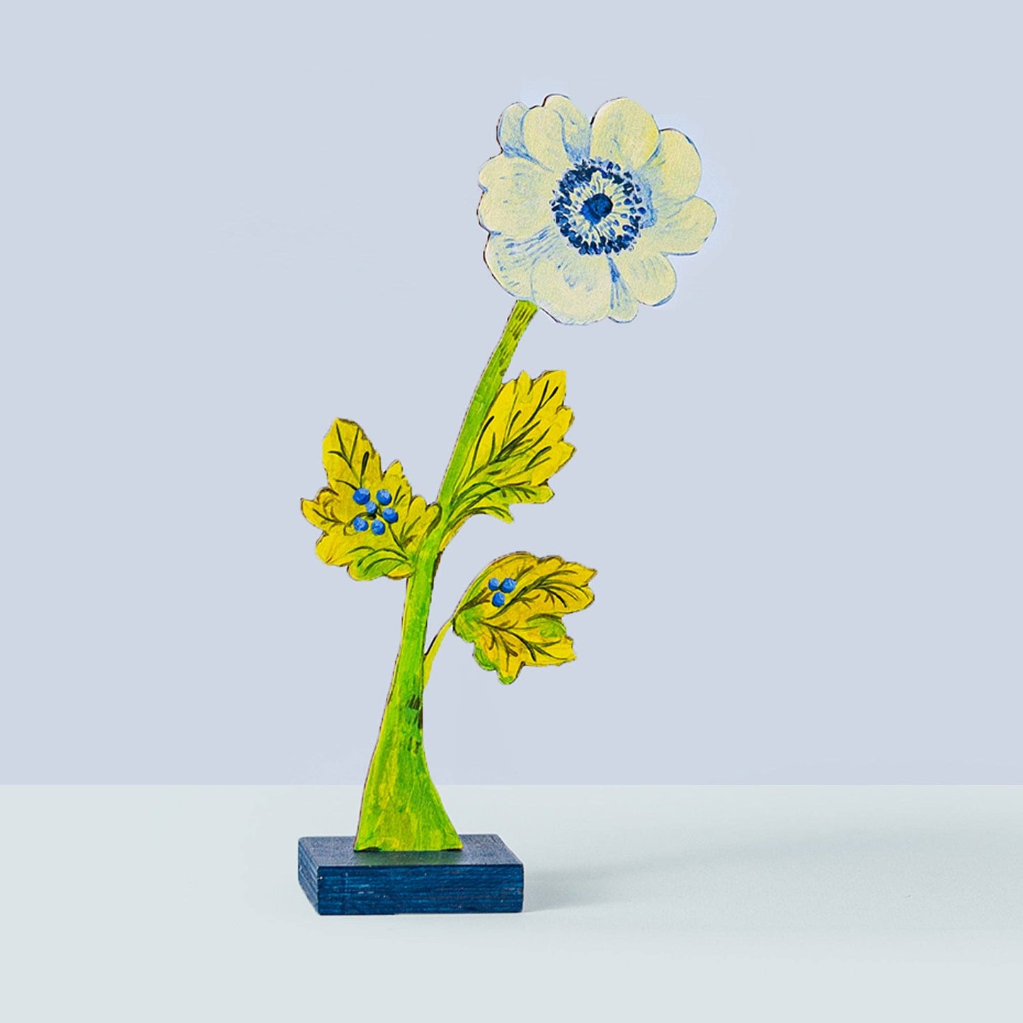 Blue Anemone Small Acrylic Flower