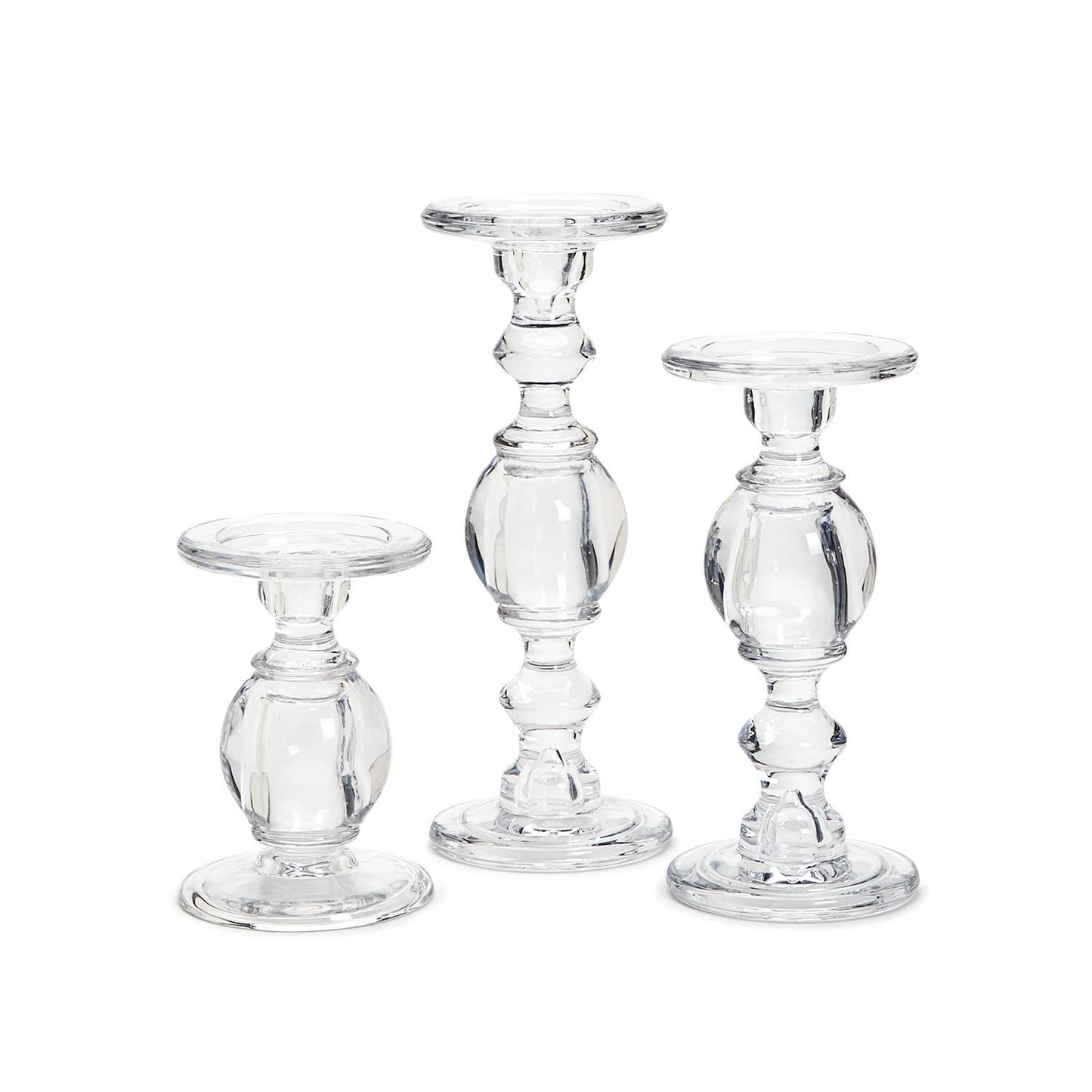 glass candleholder