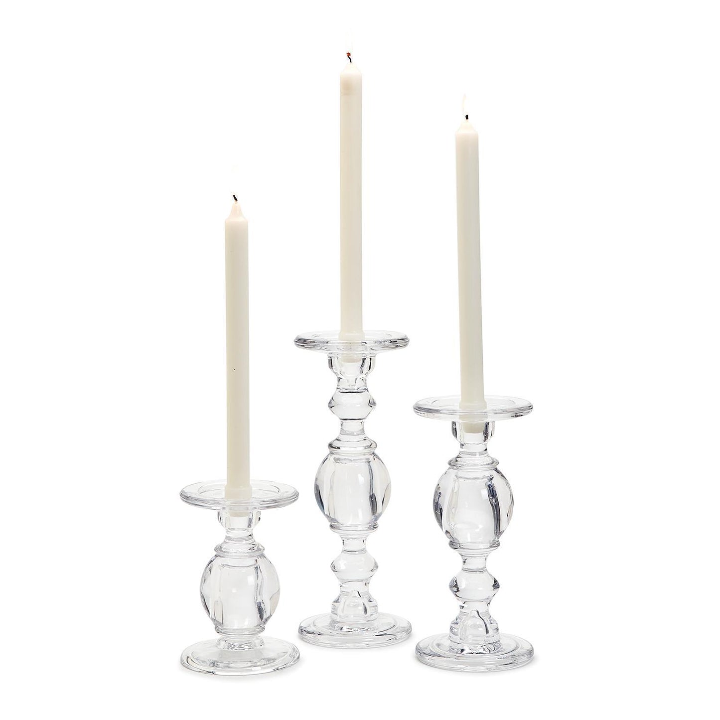 glass candleholder