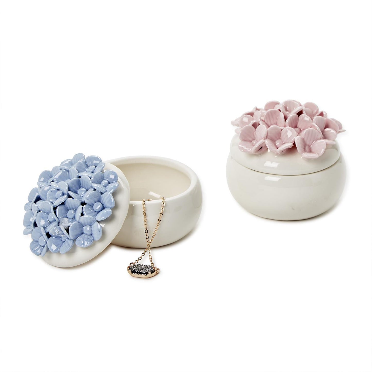 hydrangea jewelry box