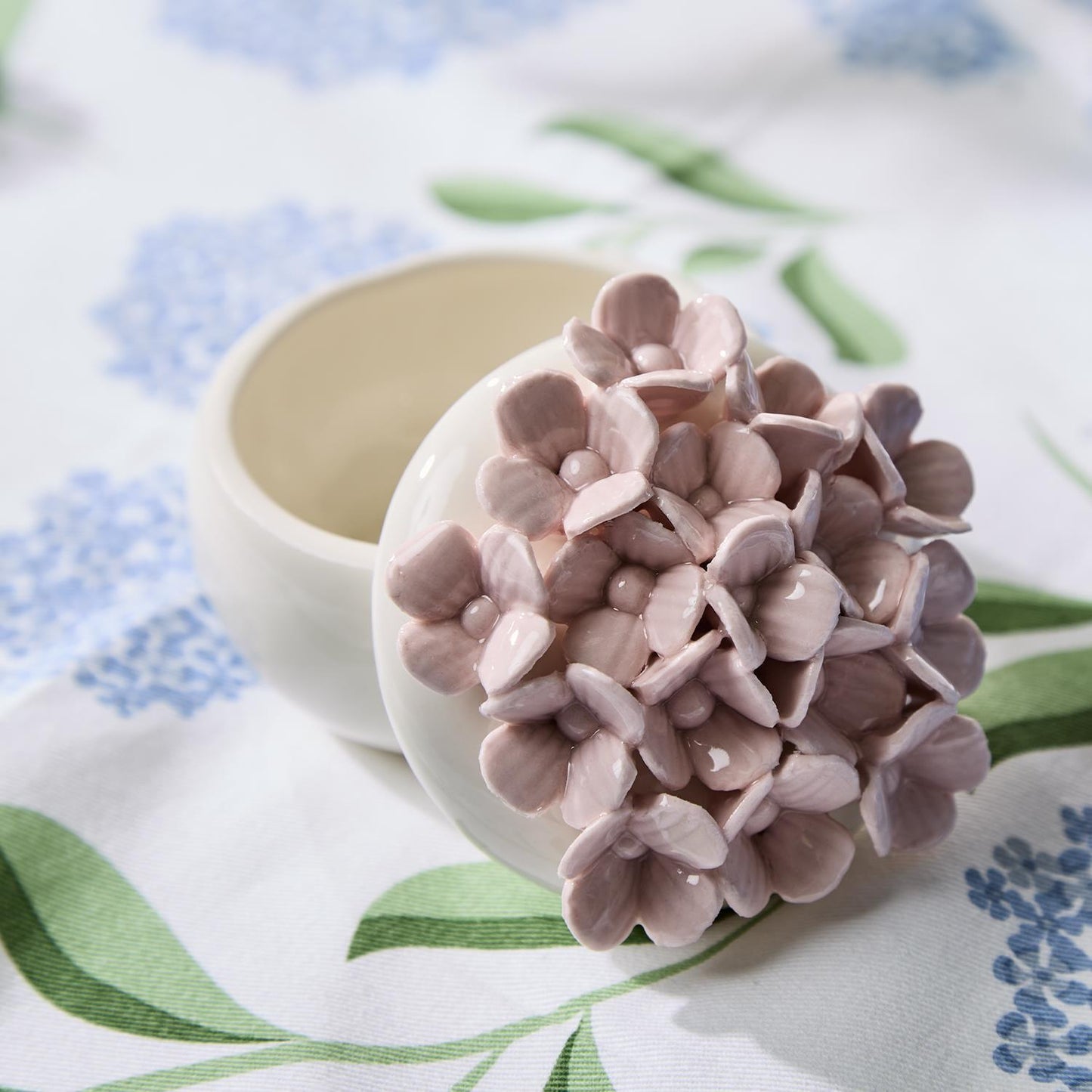 hydrangea jewelry box