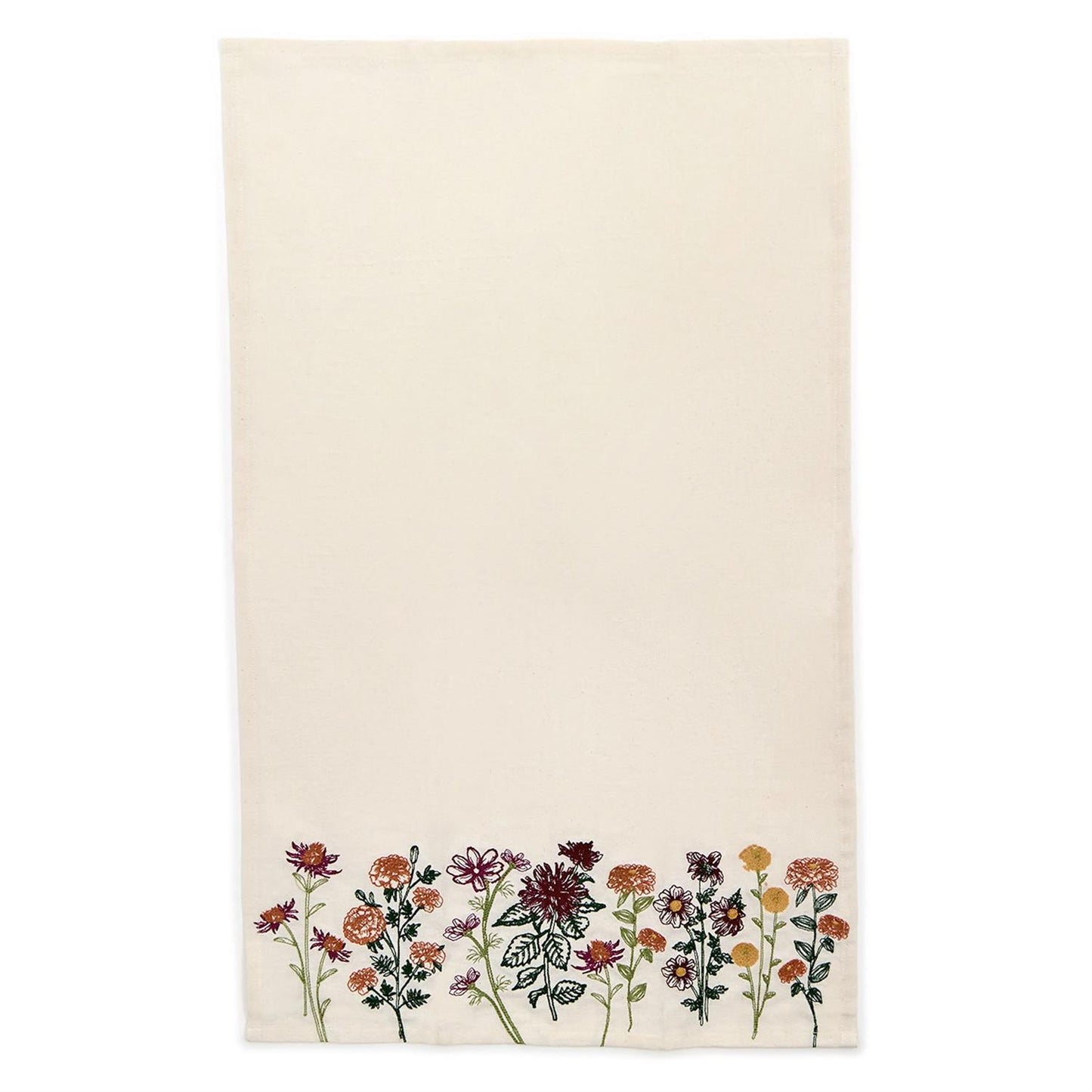 floral fall tea towel set