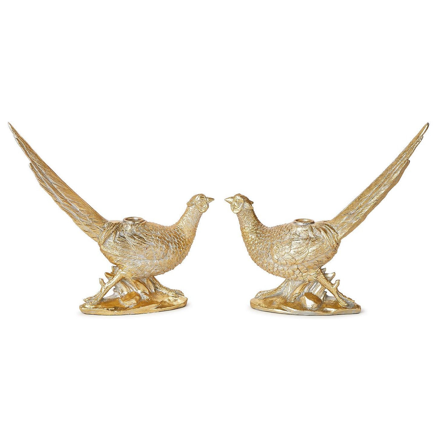 golden pheasant taper holders