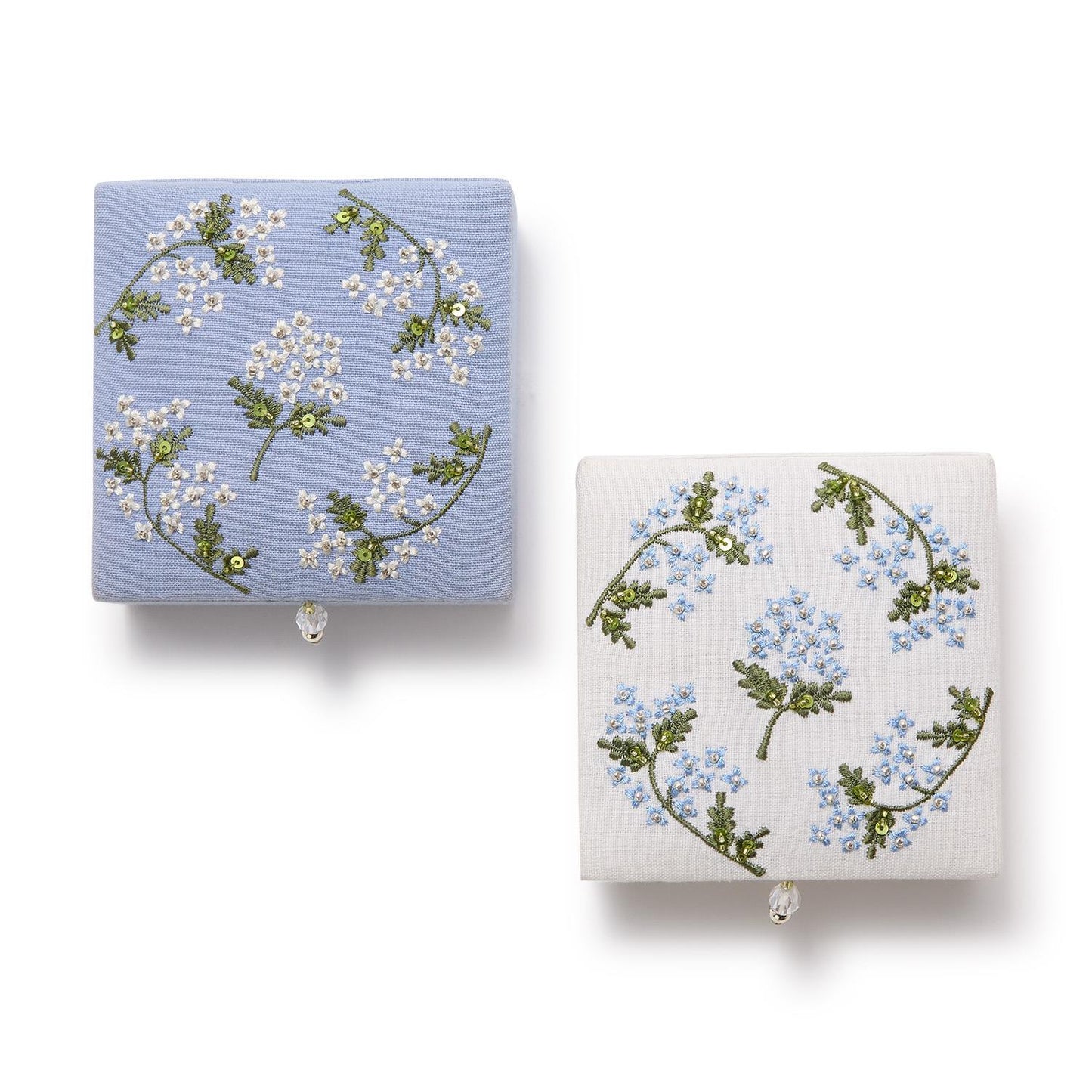 small hydrangea jewelry box