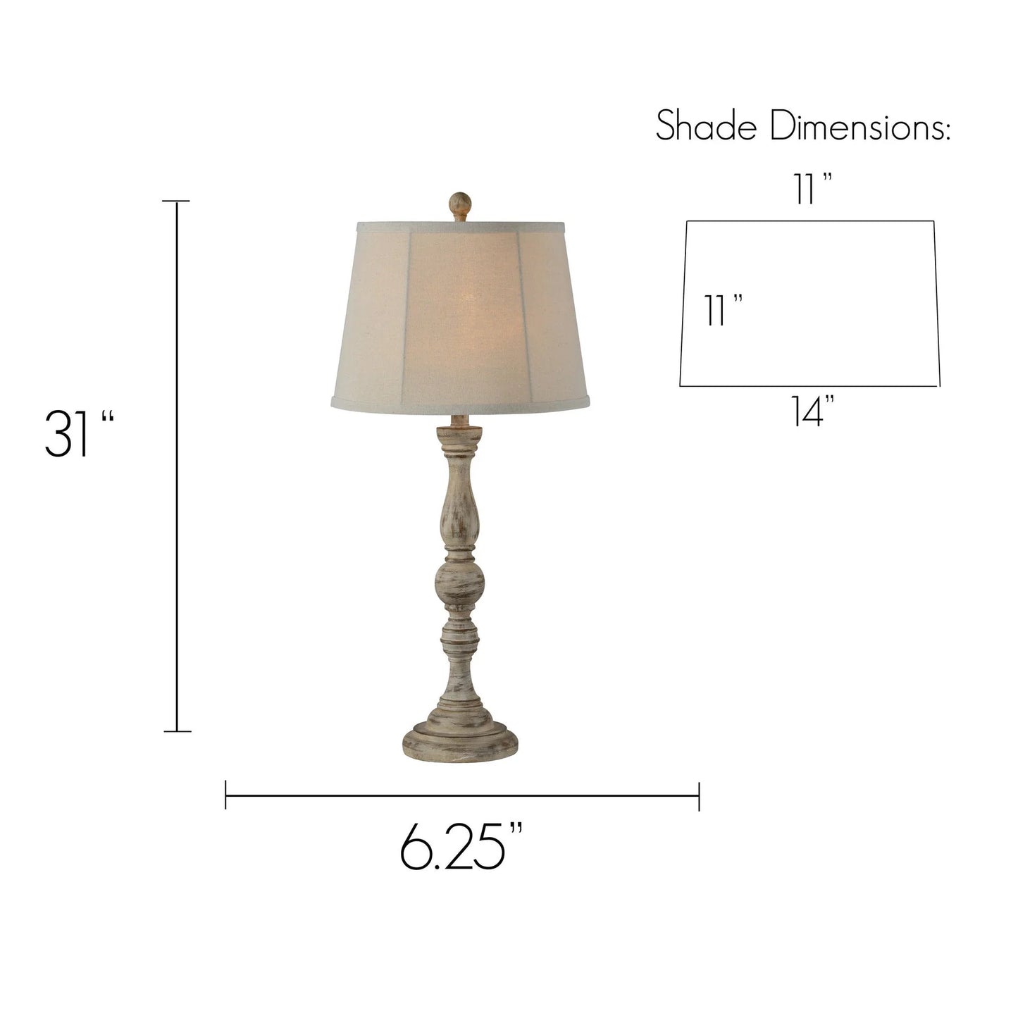 Rosie Buffet Lamp