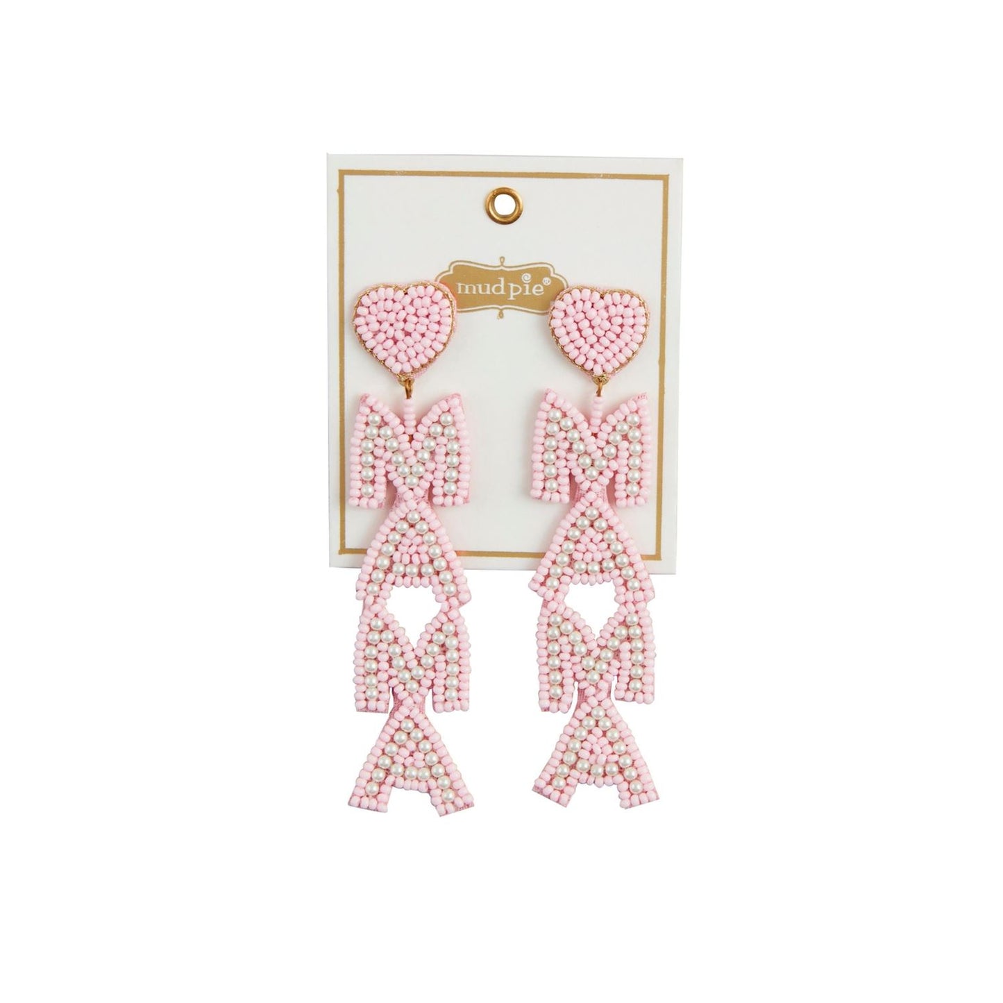 mama beaded earrings