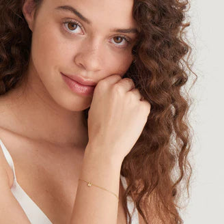 gold padlock bracelet