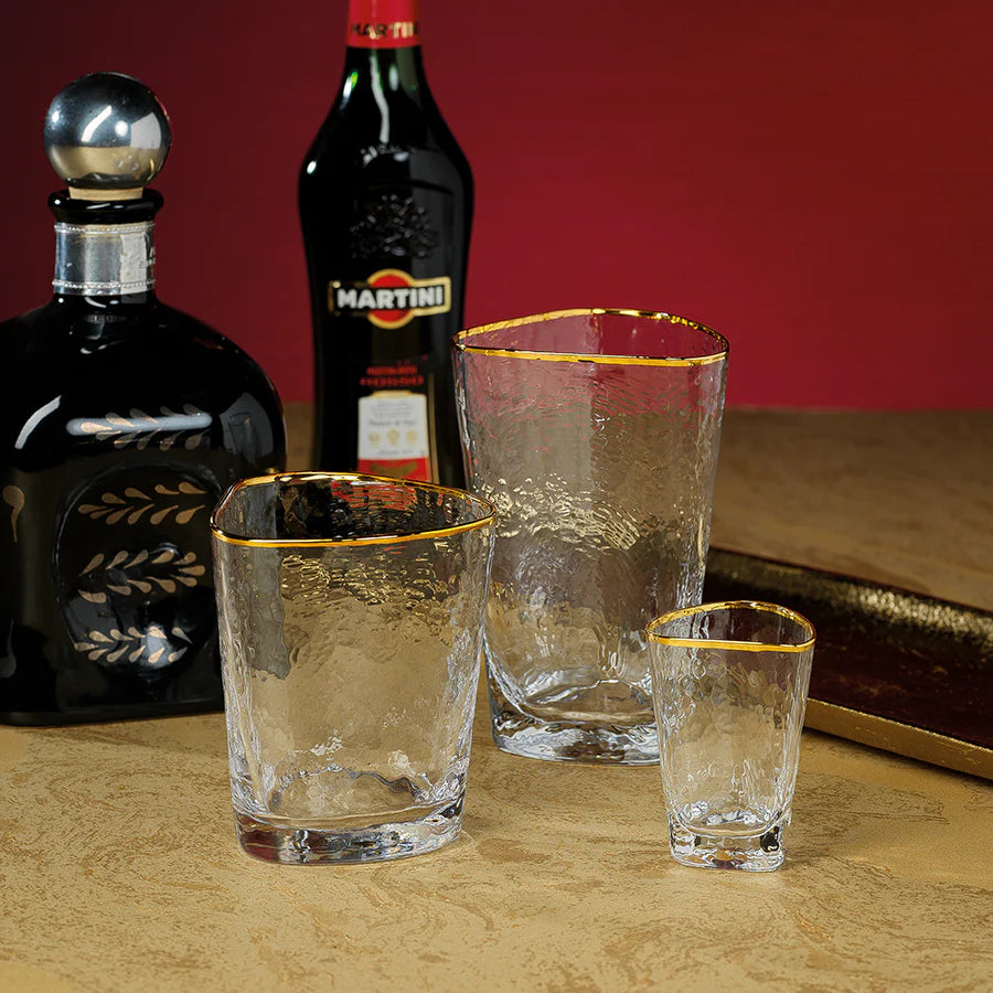 triangular highball glass