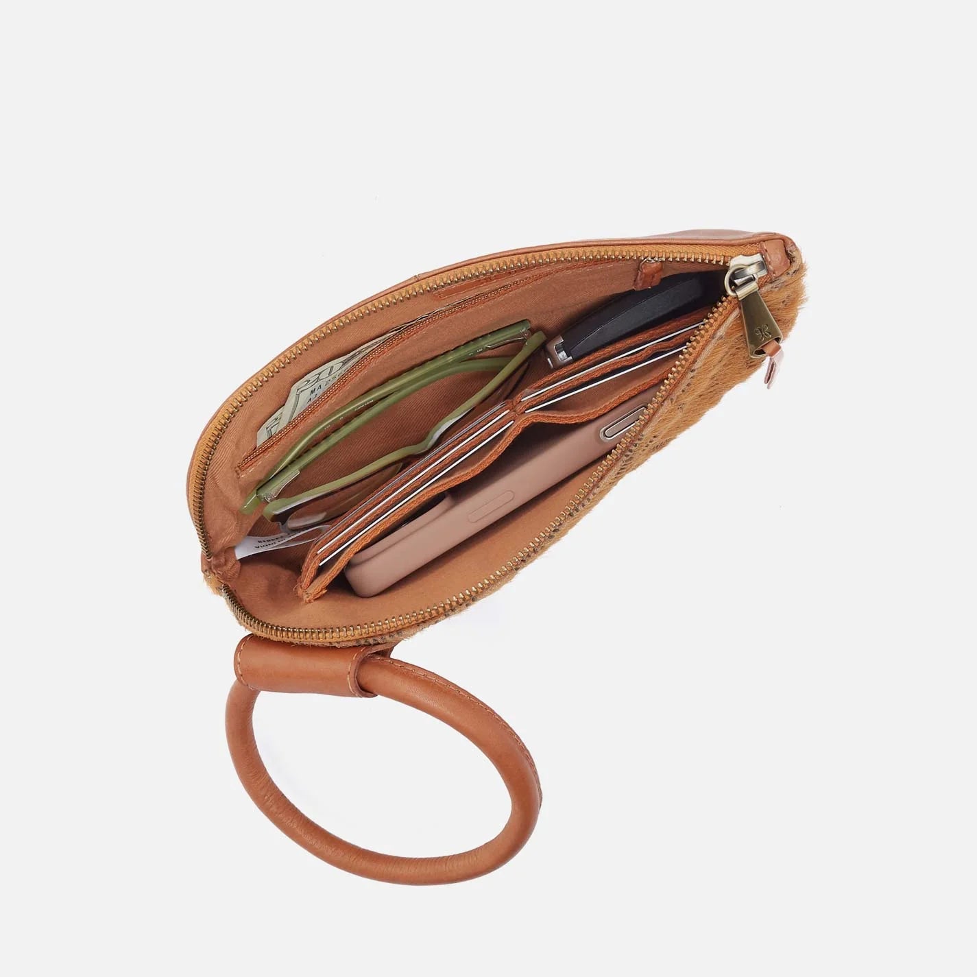 sable wristlet in harvest wheat