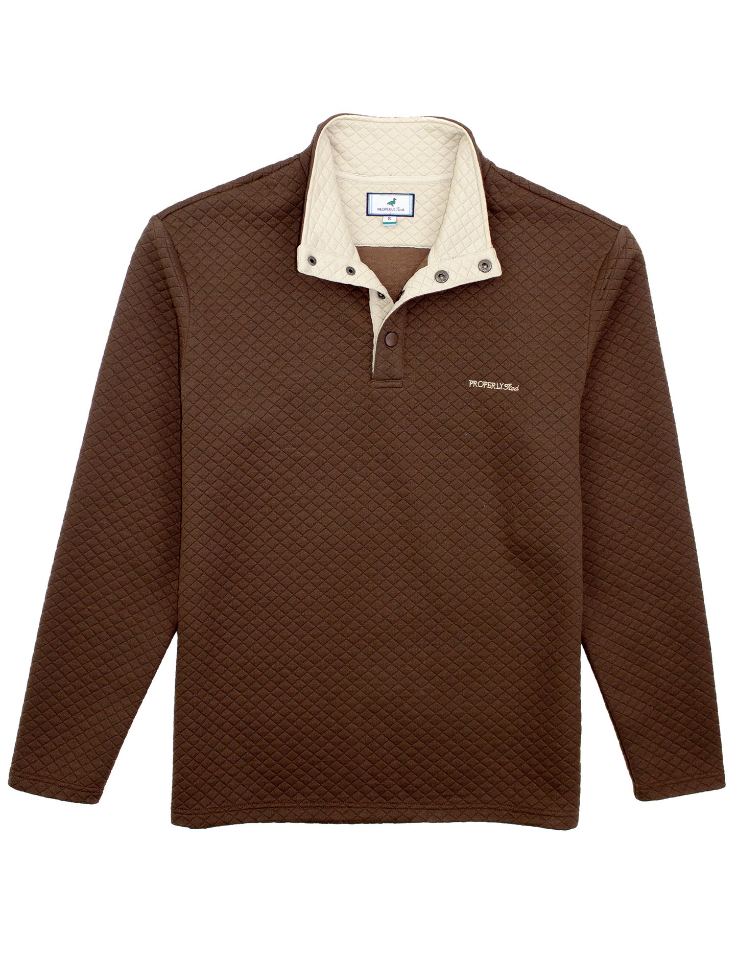 brown club pullover