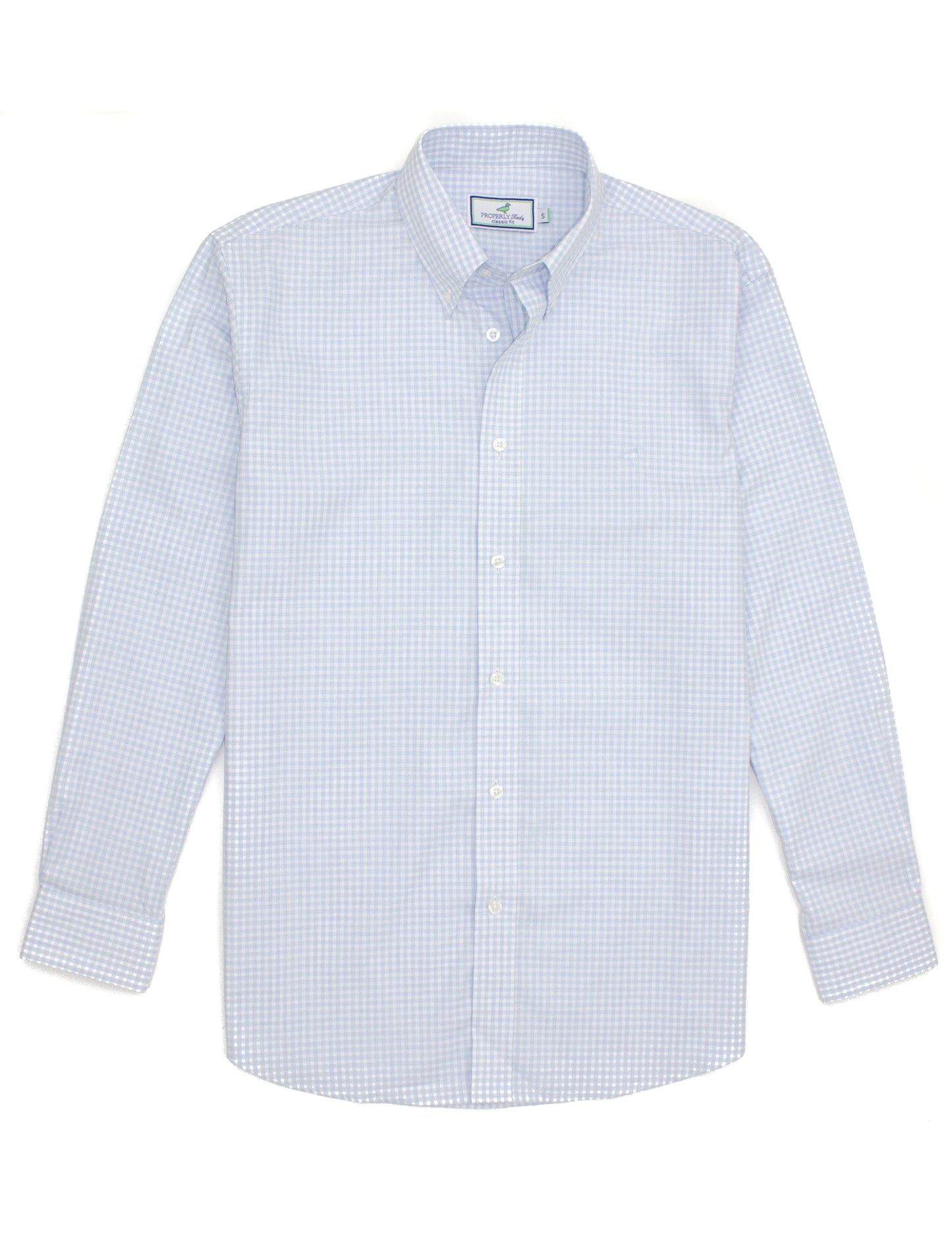 cloud check button down