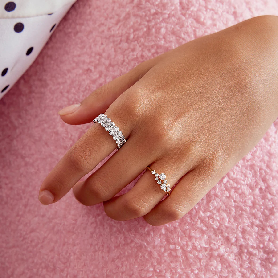 flower cluster rings