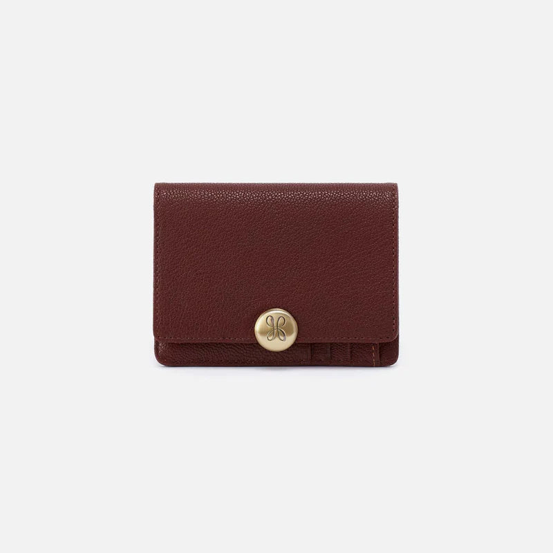 hutton small wallet in brown bear