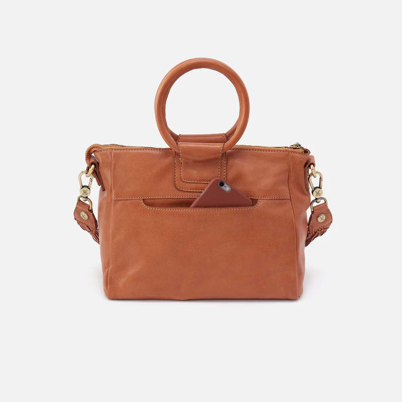 Shelia Medium Washed Leather in Harvest Wheat