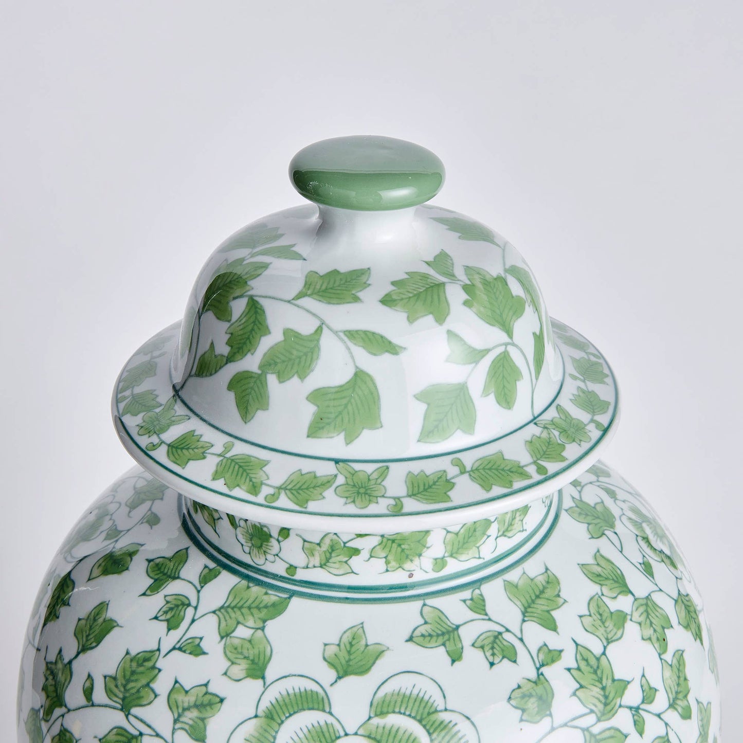 Imperial Ivy Lidded Ginger Jar