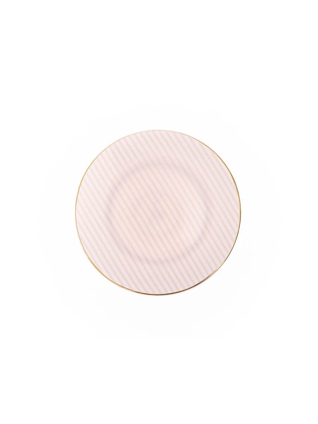 Appetizer Plate | Pink Stripe