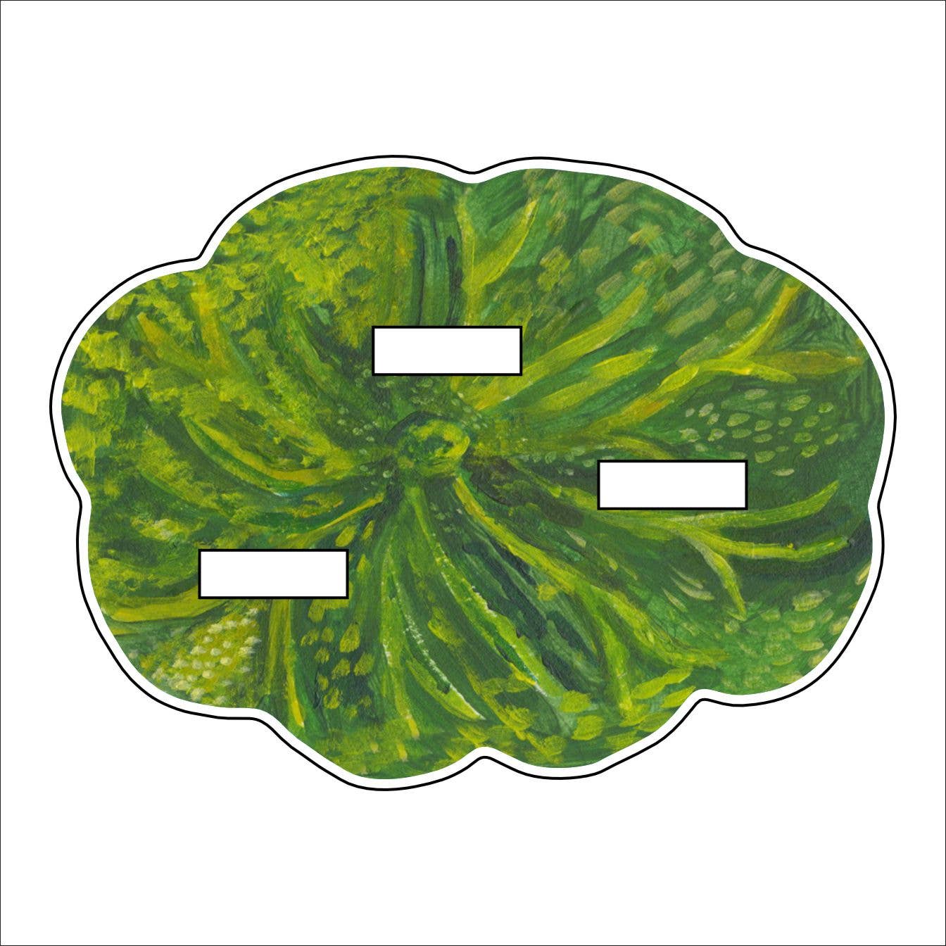 Green Lotus Triple Stand Large Single 1/2 inch