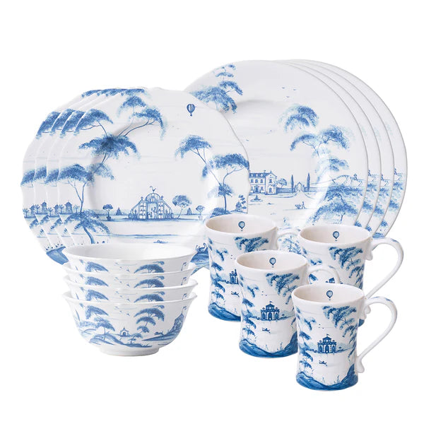 Country Estate - Delft Blue