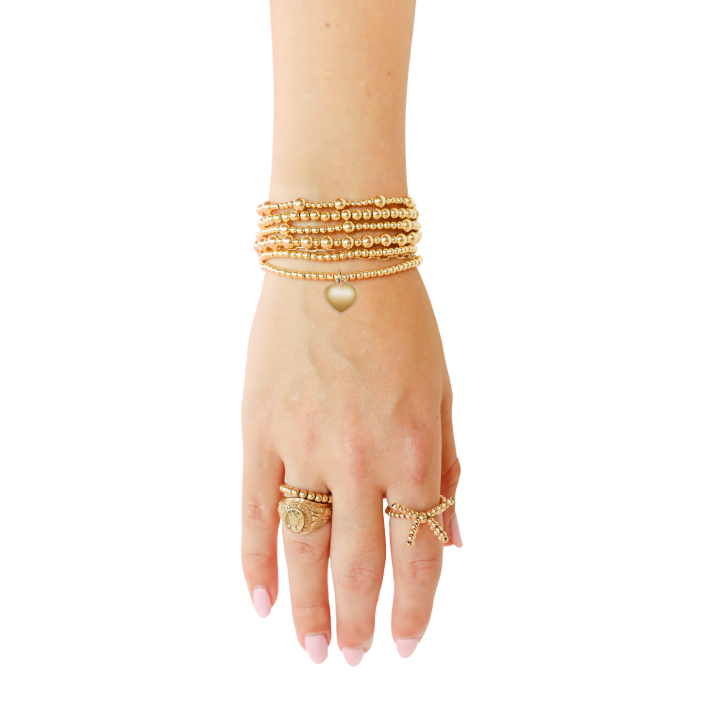 Heart Locket Charm Bracelet