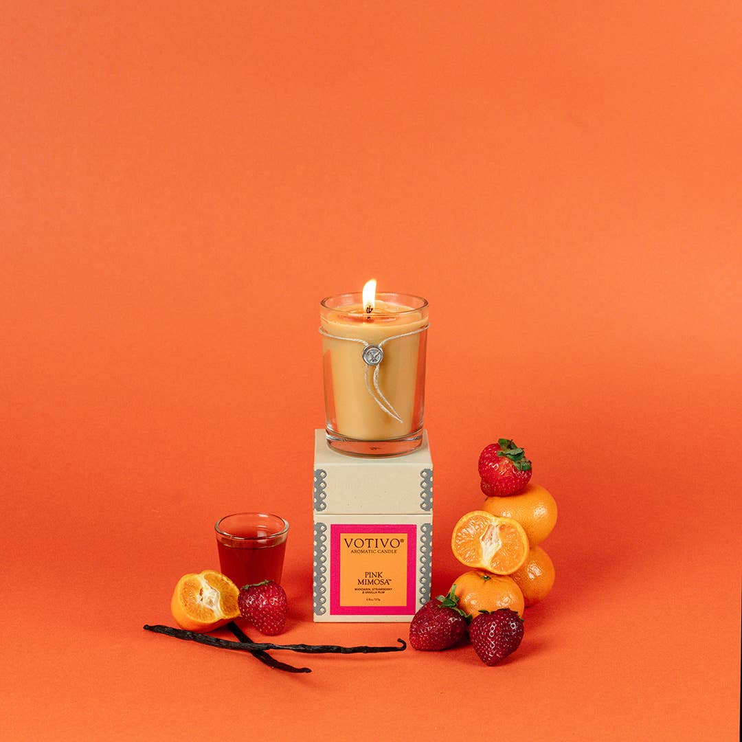 Pink Mimosa 6.8 oz Aromatic Candle
