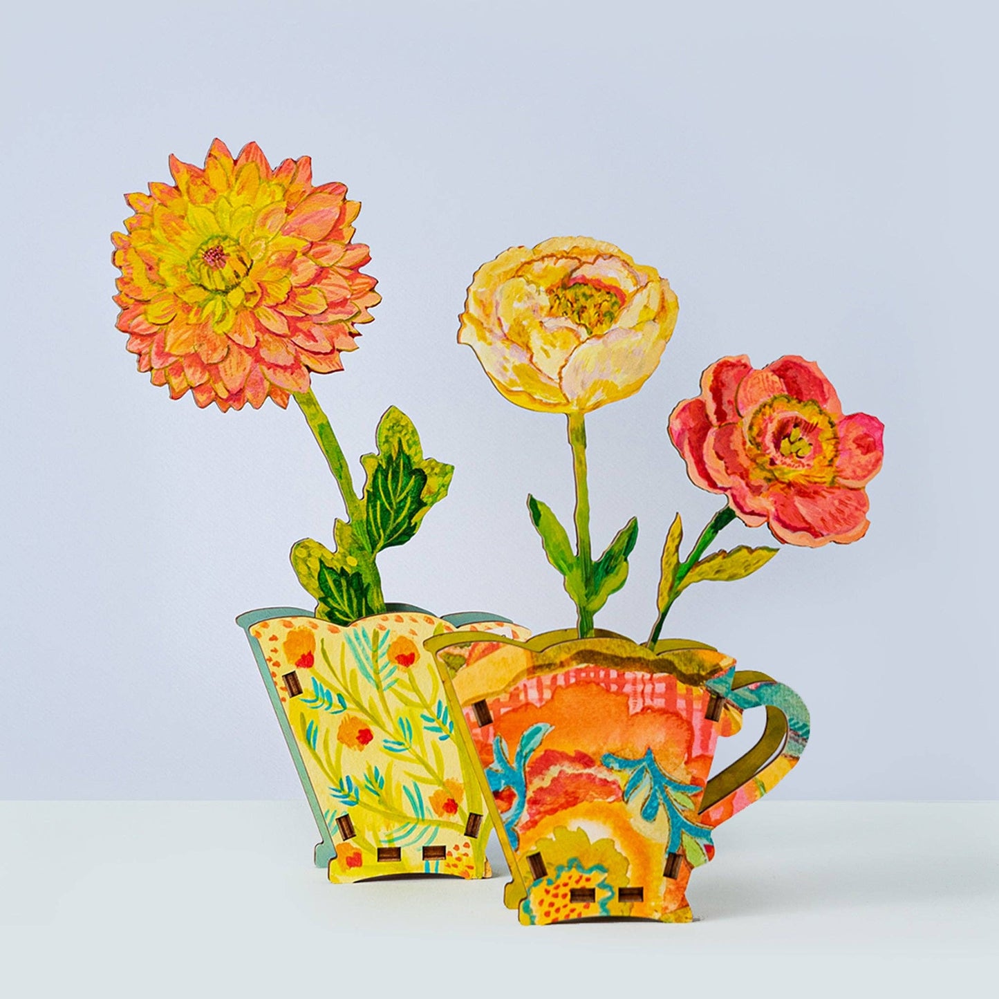 Cafe Au Lait Dahlia Small Acrylic Flower