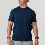 Navy Go To Tee