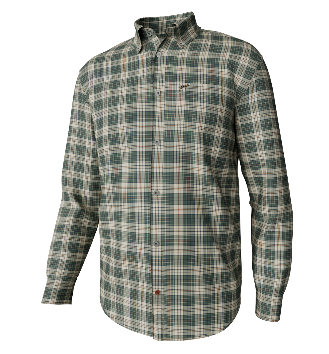 Duck Green Button Down