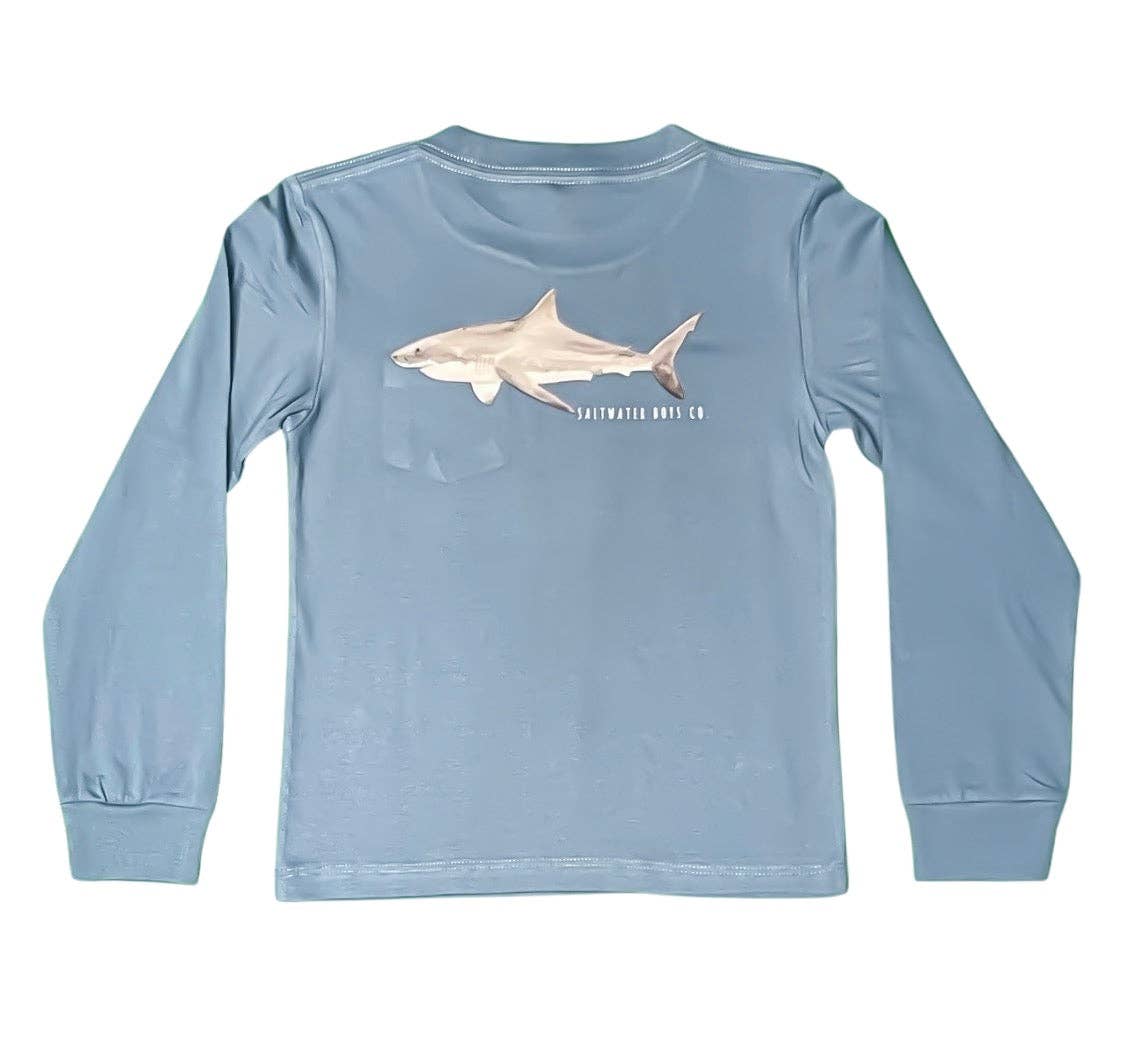 Great White Graphic Pocket Tee Surf