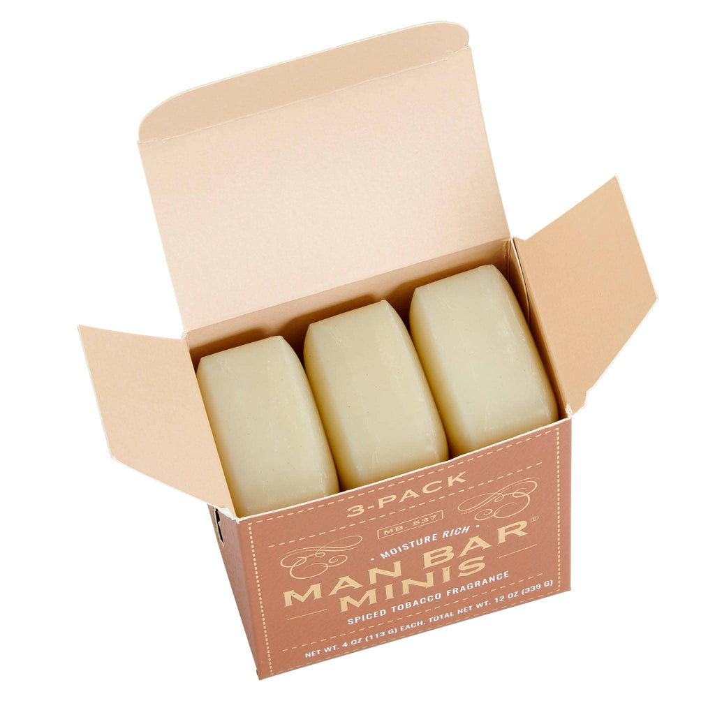 Man Bar Miniature Spiced Tobacco 3pc Gift Set