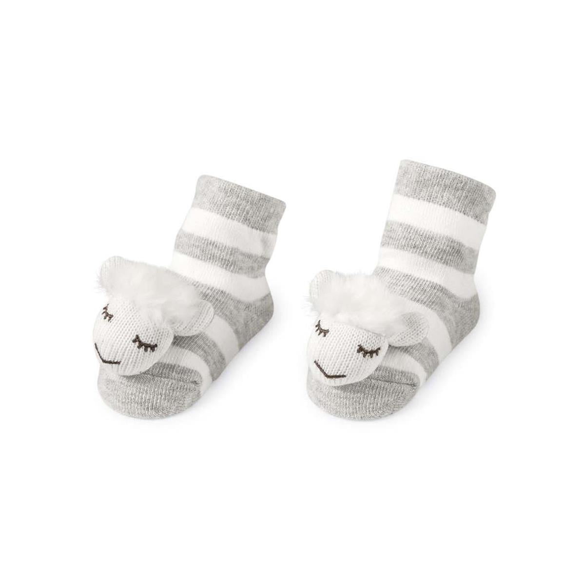 Sheep Rattle Toe Socks