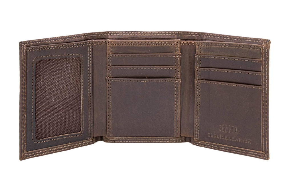 Ole Miss Rebels Men's Collegiate Trifold Leather Wallet.