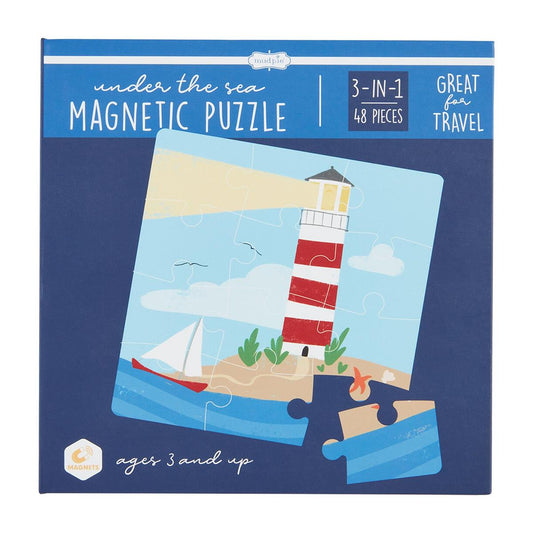 Blue Under The Sea Magnetic Puzzle Set