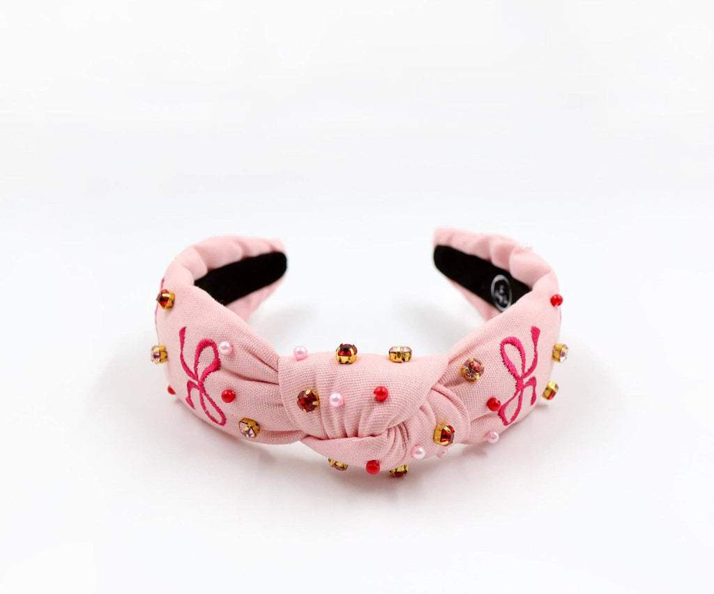  Kid and Tween Pink Bow Knotted Headband
