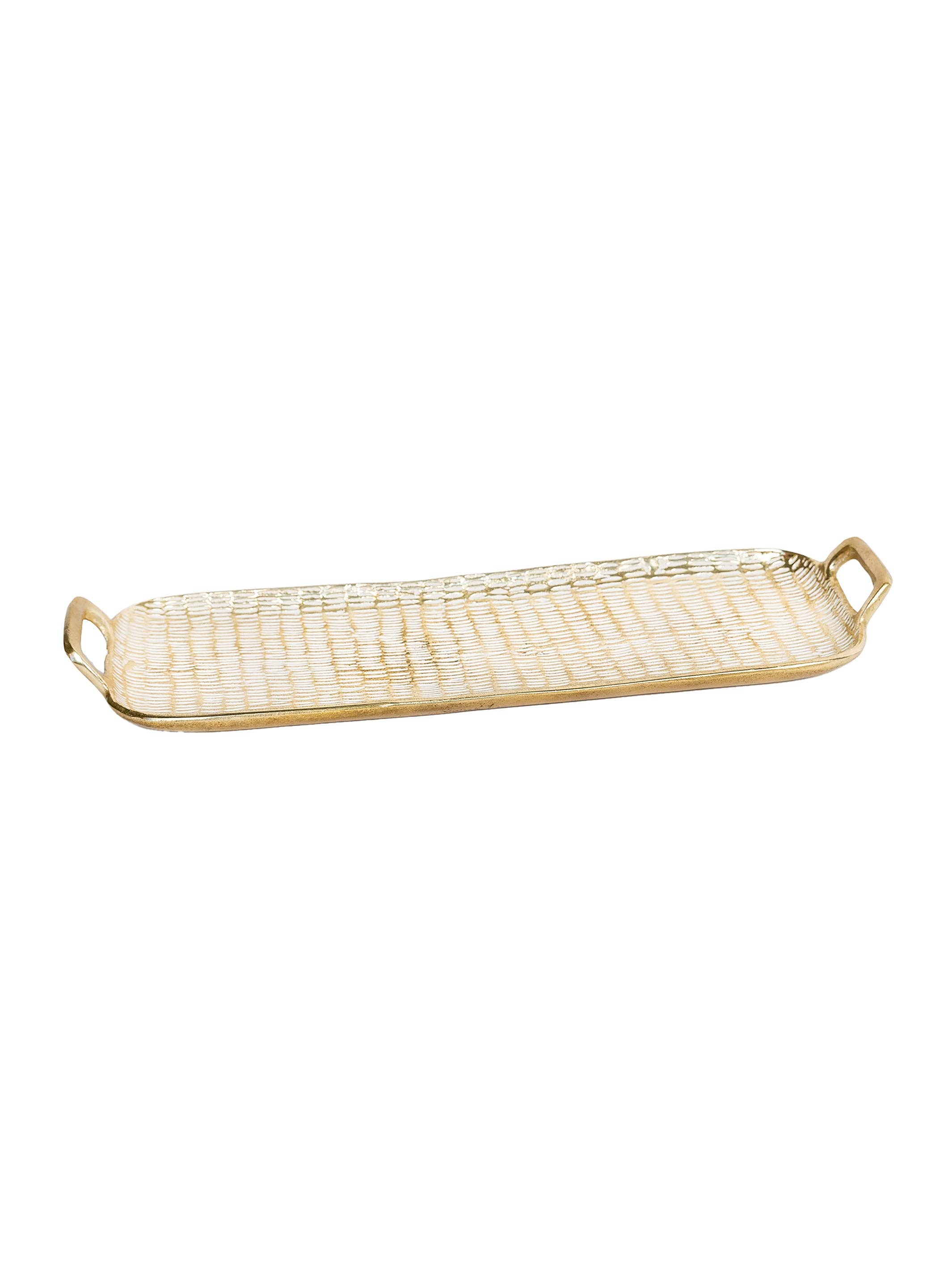 Gold + White Tray | Medium