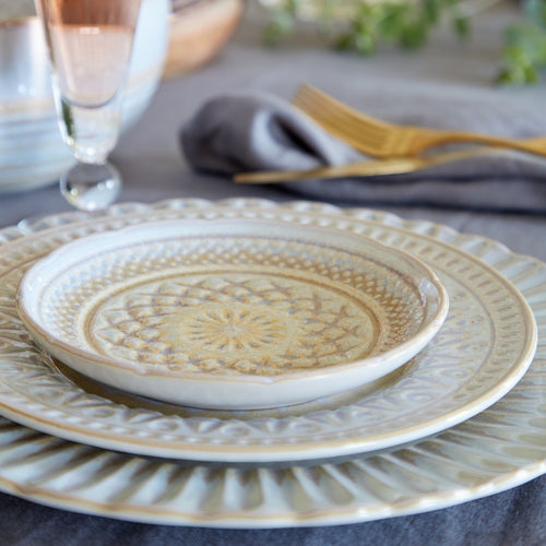 Bread Plate - Cristal Nacar by CasaFina