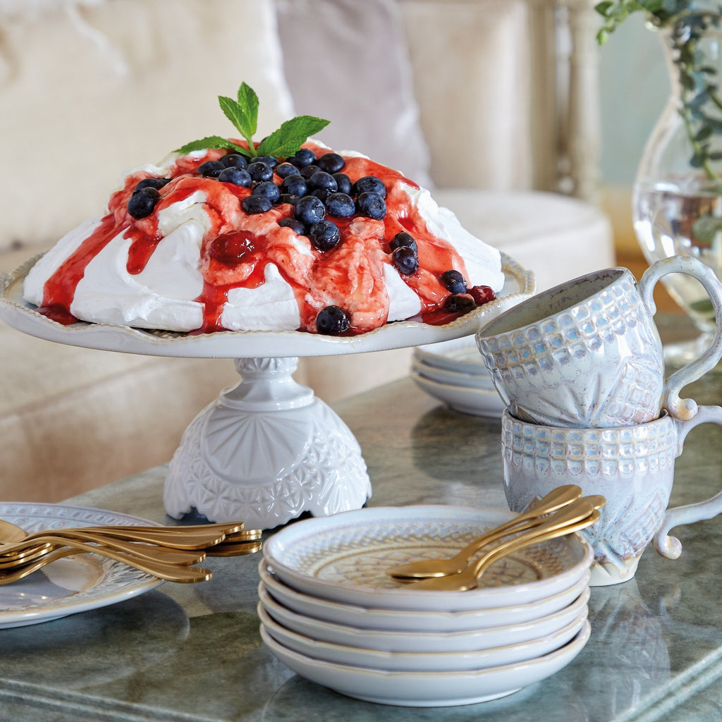 Bread Plate - Cristal Nacar by CasaFina