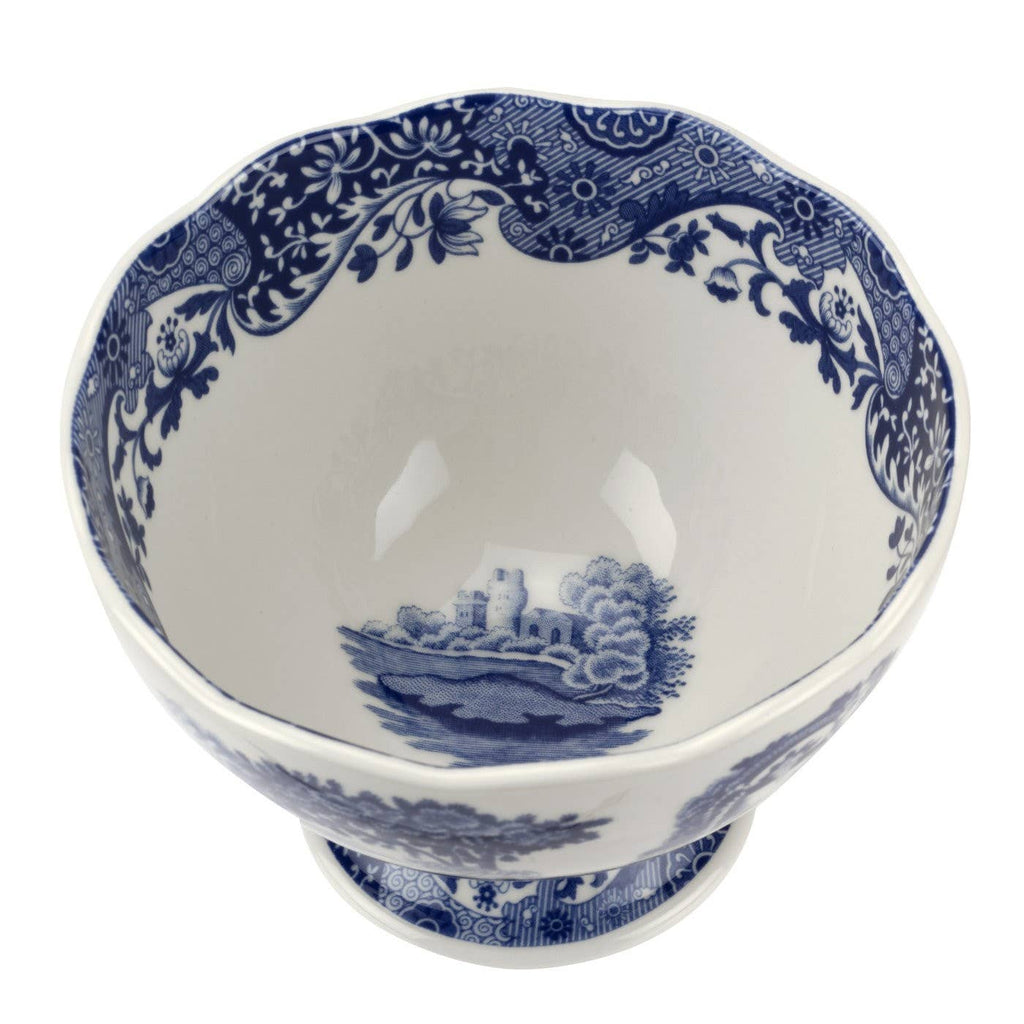 Spode Blue Italian Footed Bowl