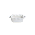 10in Square Ruffle Baker