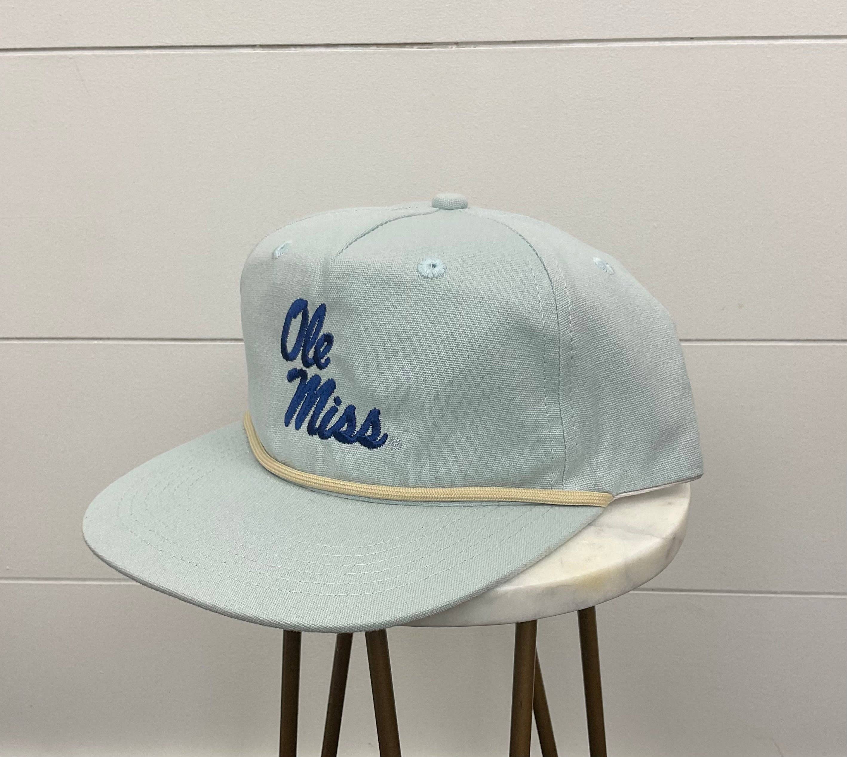 Ole Miss Stacked Rope Cap