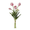 15" Pink Tulip Bud and Bloom Bundle