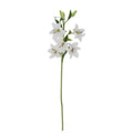 30" White Lily Stem