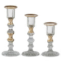 gilded taper holder
