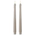 set of 2 LED drip taper candles