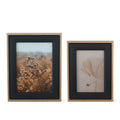 black linen frames